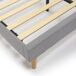 Estructura de Cama tapizada Aroma 90x190 Estructura de Cama tapizada Aroma 90x190 Gris Claro