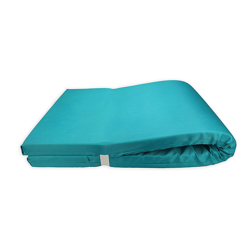 Colchón para tumbona impermeable 180x60x6 cm azul acomoda textil.