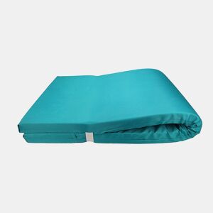 Colchão para espreguiçadeira impermeÔvel 180x60x6 cm Azul Acomoda Têxtil.