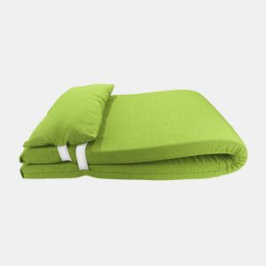 Colchão de espreguiçadeira com almofada 180x60x6 cm Pistachio Acomoda Textil.
