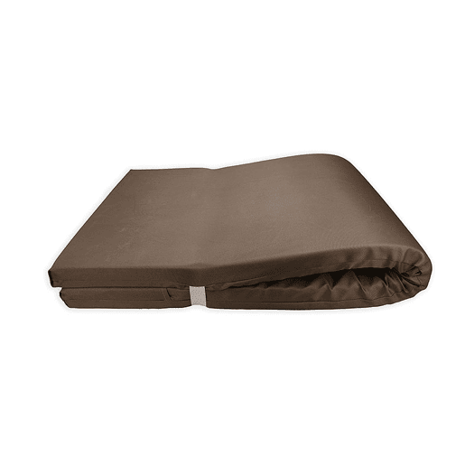 Colchão para espreguiçadeira impermeável 180x60x6 cm Castanho Acomoda Têxtil. Colchão para espreguiçadeira impermeável 180x60x6 cm Castanho Acomoda Têxtil.