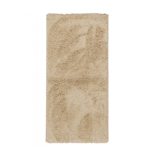 100% Tapete de Cabelo Alto de Lã Pura Beige 140x200cm PRADERA
