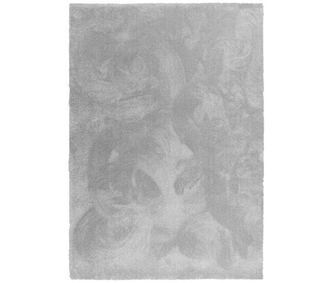 Alfombra de pelo medio gris 200x250cm torino