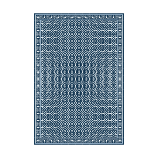 Tapete hidráulico de vinil Azul 60x90cm MAROC