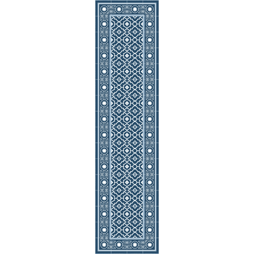 Tapete hidráulico de vinil Azul 60x90cm MAROC