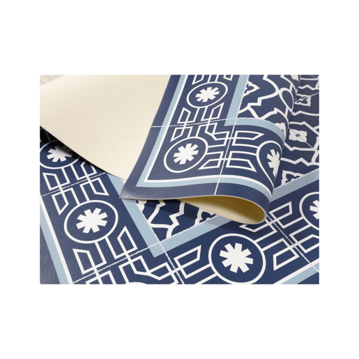 Tapete hidráulico de vinil Azul 60x90cm MAROC