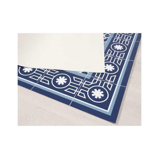Tapete hidráulico de vinil Azul 60x150cm MAROC