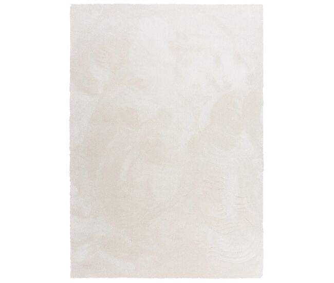 Alfombra de pelo medio blanco 240x290cm torino