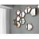ANGEL CERDA Espejo pared hexagonal nogal 46x40 ANGEL CERDA Espejo pared hexagonal nogal 46x40 Nogal