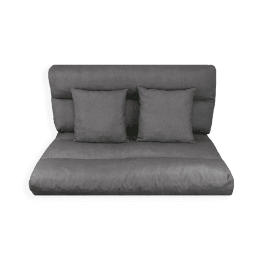 Acomoda Textil - Almofadas para Sofá Palete. Conjunto 4 Peças para Palete, Assento 120x80 cm + Encosto + 2 Almofadas. Confortável e elegante para interior e exterior. NÃO INCLUI PALETES (Cinzento) Acomoda Textil - Almofadas para Sofá Palete. Conjunto 4 Peças para Palete, Assento 120x80 cm + Encosto + 2 Almofadas. Confortável e elegante para interior e exterior. NÃO INCLUI PALETES (Cinzento)