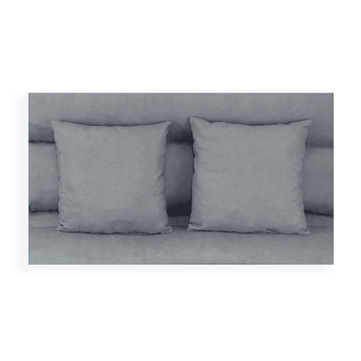 Acomoda Textil - Almofadas para Sofá Palete. Conjunto 4 Peças para Palete, Assento 120x80 cm + Encosto + 2 Almofadas. Confortável e elegante para interiores e exteriores. NÃO INCLUI PALETES (cinzento escuro).