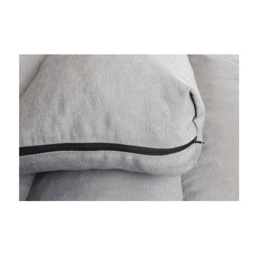 Acomoda Textil - Almofadas para Sofá Palete. Conjunto 4 Peças para Palete, Assento 120x80 cm + Encosto + 2 Almofadas. Confortável e elegante para interiores e exteriores. NÃO INCLUI PALETES (cinzento escuro).