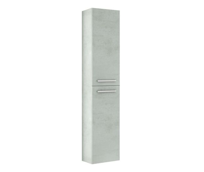 Columna de baño cemento athena 2 puertas cemento 30 x 150 x 25 cm