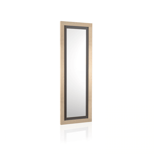 Espelho de parede Lara, duehome, Cambria - Grafito (ancho), 60 cm
