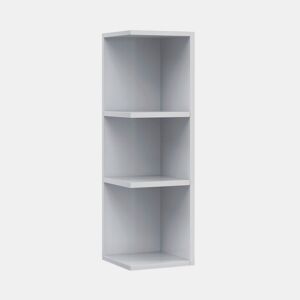 Módulo de banho de canto Branco brilhante 20 x 65 x 19,5cm cm
