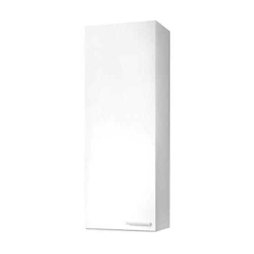 Coluna de casa de banho Koncept 1 porta Branco brilhante 30 x 85 x 25cm cm