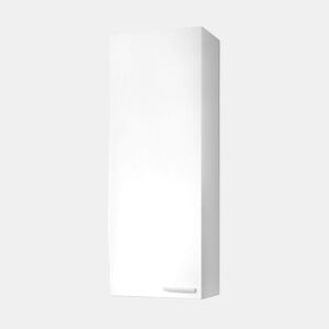 Coluna de casa de banho Koncept 1 porta Branco brilhante 30 x 85 x 25cm cm