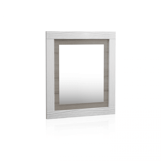 Espelho retangular Lara, duehome, Andersen Pino - Gris (ancho), 75 cm