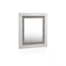 Espelho retangular Lara, duehome, Andersen Pino - Gris (ancho), 75 cm