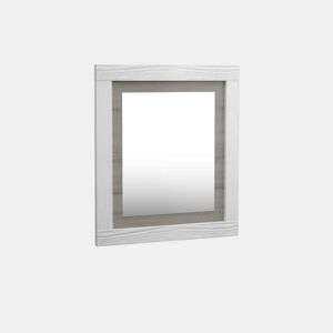 Espelho retangular Lara, duehome, Andersen Pino - Gris (ancho), 75 cm