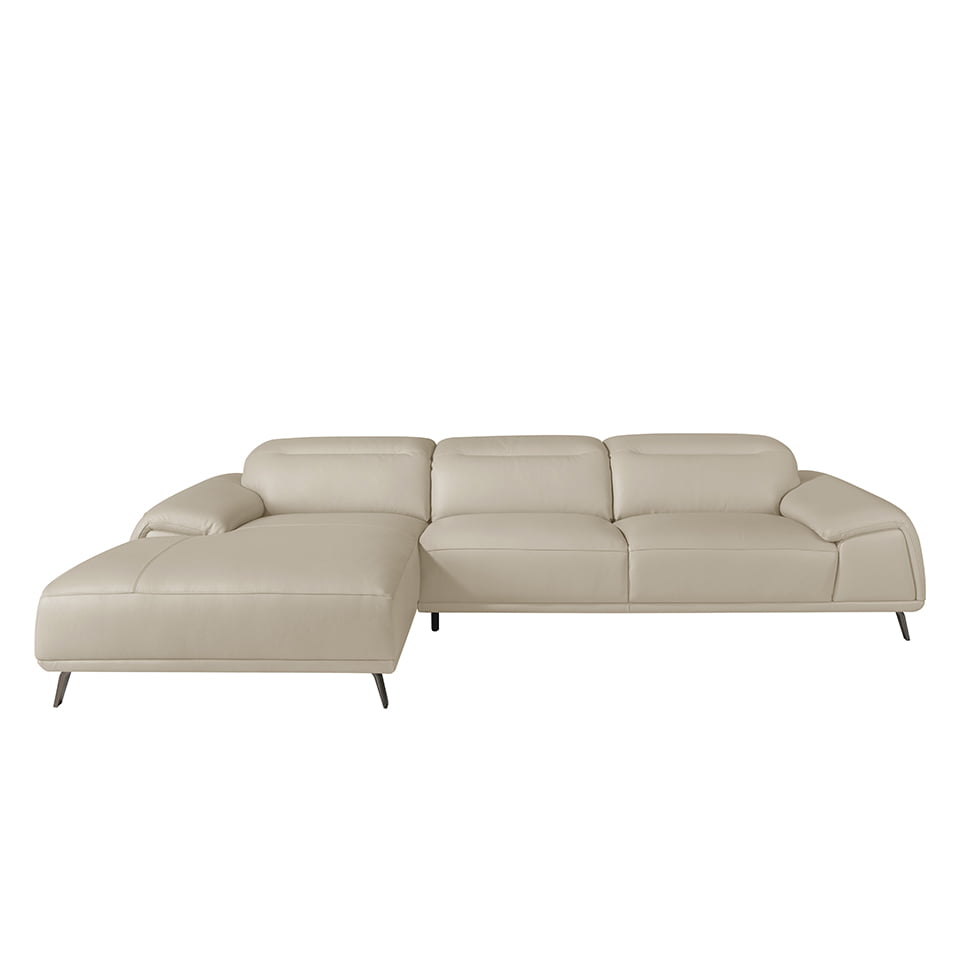 ANGEL CERDA Sofá chaise longue piel vacuno izquierda