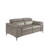 ANGEL CERDA Sofá relax 2 plazas piel gris oscuro ANGEL CERDA Sofá relax 2 plazas piel gris oscuro Aluminio