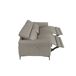 ANGEL CERDA Sofá relax 2 plazas piel gris oscuro ANGEL CERDA Sofá relax 2 plazas piel gris oscuro Aluminio
