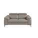 ANGEL CERDA Sofá relax 2 plazas piel gris oscuro ANGEL CERDA Sofá relax 2 plazas piel gris oscuro Aluminio