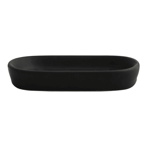 Soafone de cerâmica preto fosco