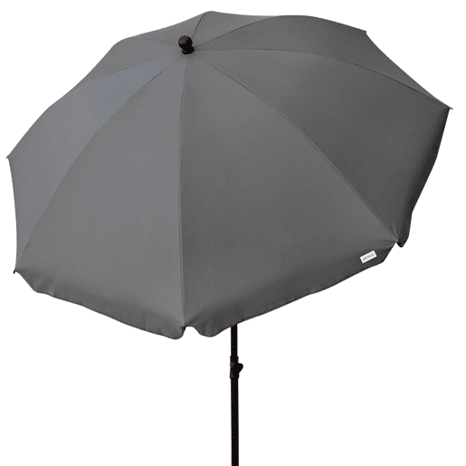 Guarda-sol para jardim proteção uv 240 cm cor cinza Aktive Garden Guarda-sol para jardim proteção uv 240 cm cor cinza Aktive Garden