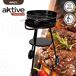 Barbacoa carbón portátil Aktive Barbacoa carbón portátil Aktive Negro