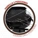 Barbacoa carbón portátil Aktive Barbacoa carbón portátil Aktive Negro