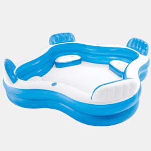 Piscina insuflável com assentos 229x229x66 cm - 990 l