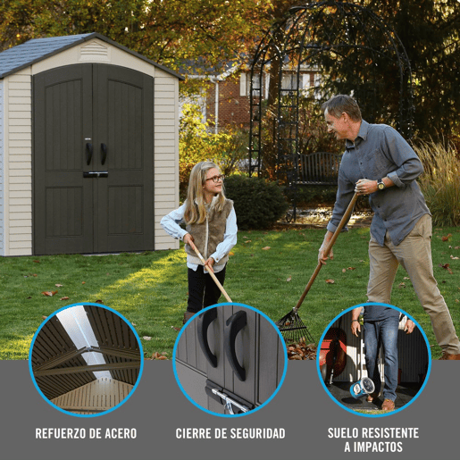 Abrigo jardim super resistente Lifetime uv100 Abrigo jardim super resistente Lifetime uv100