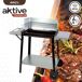 Barbacoa carbón portátil con parrilla 4 alturas Aktive Barbacoa carbón portátil con parrilla 4 alturas Aktive Negro