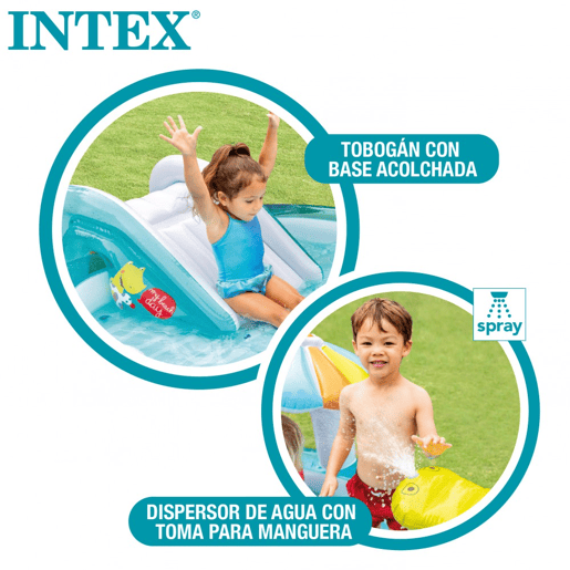 Centro de jogos crocodilo com escorrega INTEX