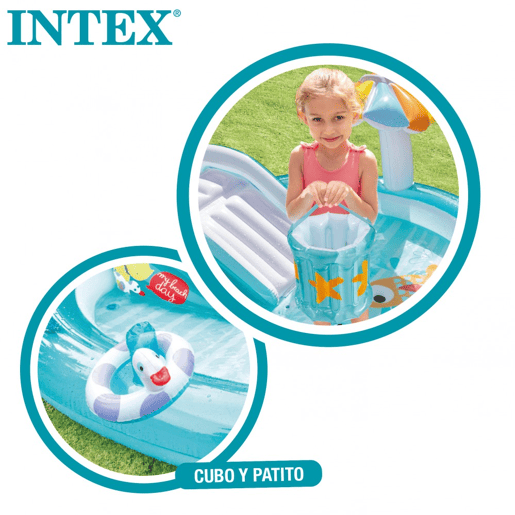 Centro de jogos crocodilo com escorrega INTEX