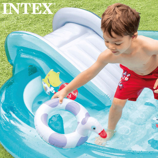 Centro de jogos crocodilo com escorrega INTEX