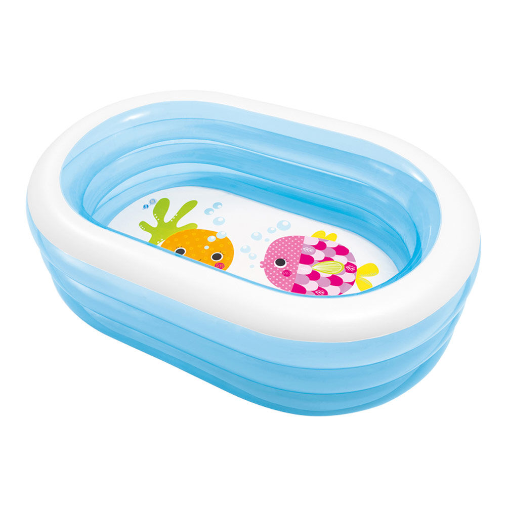 Piscina hinchable INTEX my sea friends 163x107x46 cm - 230 litros
