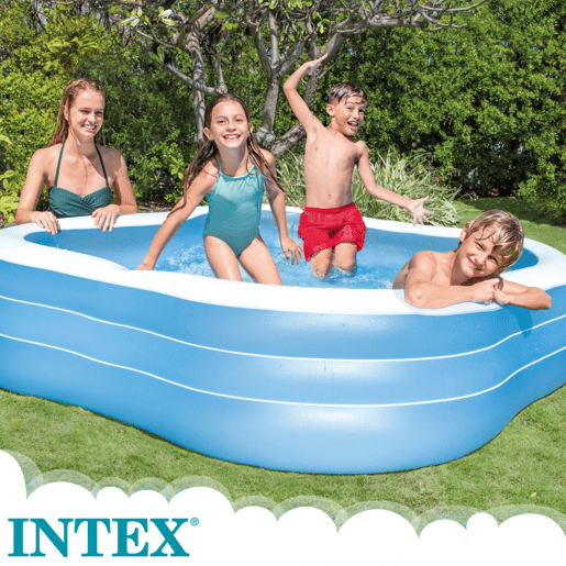Piscina insuflável INTEX quadrada 229x229x56 cm - 1.215 litros