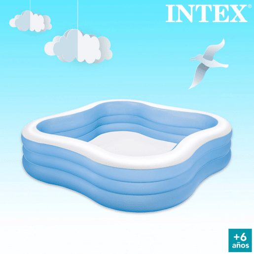 Piscina insuflável INTEX quadrada 229x229x56 cm - 1.215 litros
