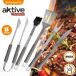 Estuche de utensilios para barbacoa Aktive Estuche de utensilios para barbacoa Aktive Negro