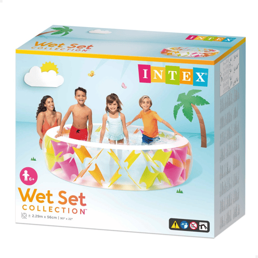 Piscina insuflável INTEX colorida 229x56 cm - 840 litros