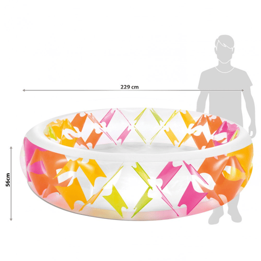Piscina insuflável INTEX colorida 229x56 cm - 840 litros