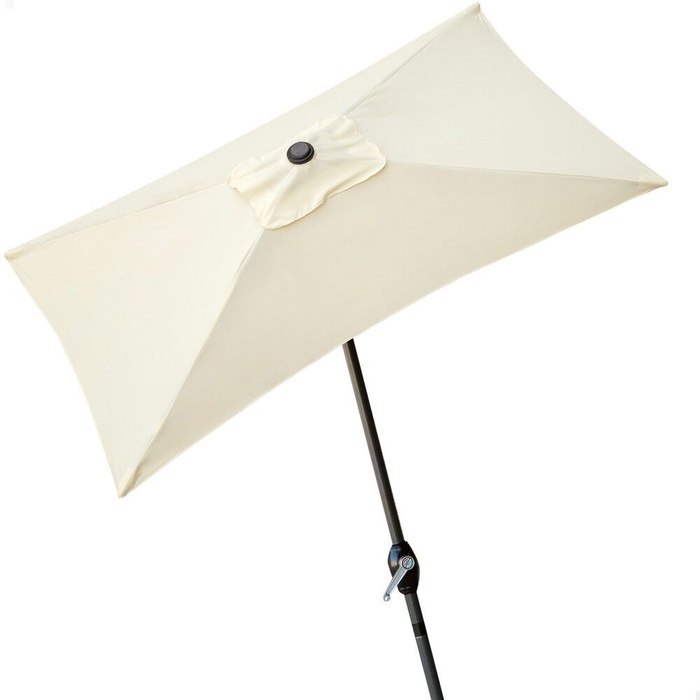 Parasol balcón mástil aluminio Aktive Garden 120x200