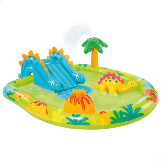 Chuveiro e Slide Dinosaur Play Center INTEX
