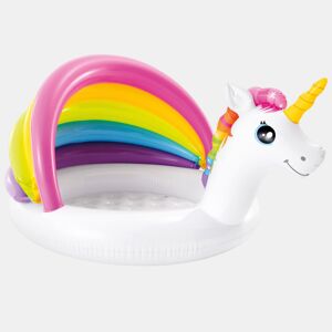 Piscina insuflável para bebés com toldo unicórnio INTEX