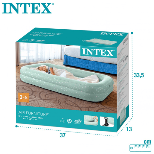 Cama ar viagem júnior 107x168x25cm cbomba manual
