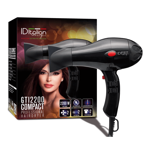 Secador de cabelo compacto 2200W