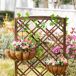 Jardinera con Enrejado Madera de Abeto Outsunny Jardinera con Enrejado Madera de Abeto Outsunny Marrón